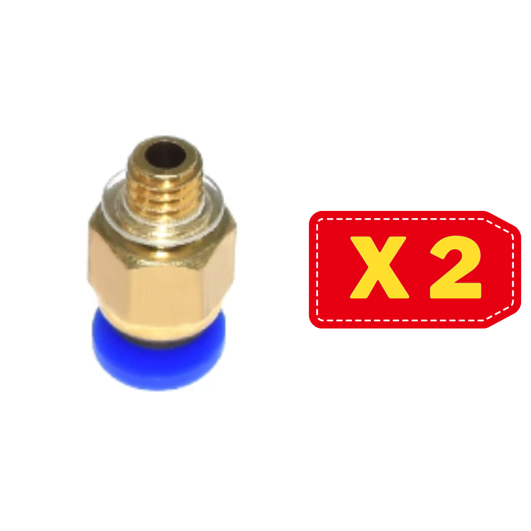 Racor Pc4-m6 Conector Para Tubo Ptfe Impresora 3d x 2 unidades
